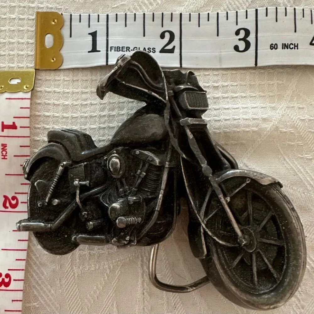 Bergamot Brass Works Motorcycle Original Vintage Belt Buckles